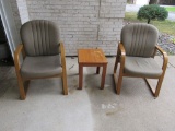 Chairs and Side Table