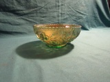 Carnival glass bowl