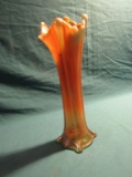 Carnival glass vase