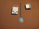 Turquoise colored jewelry
