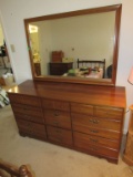 Dresser and mirror