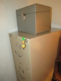 File cabinet and file box