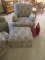 Sitting chair and footstool