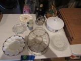 Various glass dishes