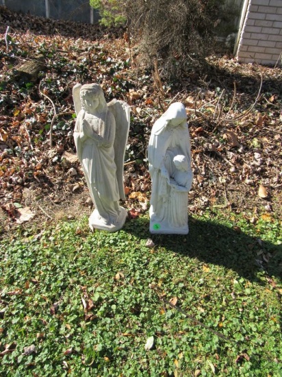 Religious concrete statues
