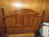 Wooden headboard