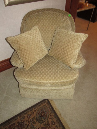 Upholstered rocker