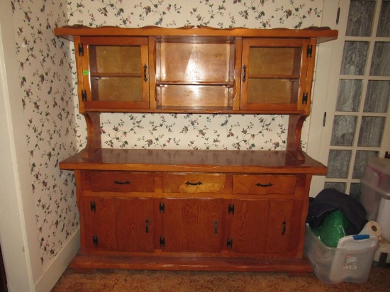 Large wooden hutch