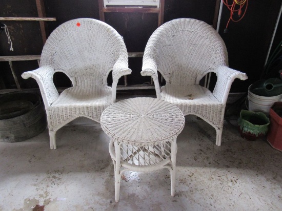 Wicker furniture