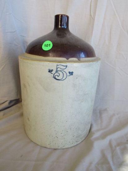 Large crock jug