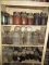 Top 3 shelves of canning jars