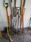 Assorted lawn tools