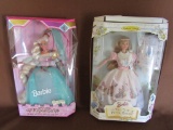 2 Barbie dolls
