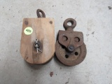 Vintage pulleys