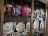 Decorative plates and vases