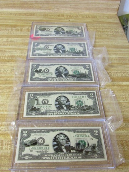 2 dollar bills