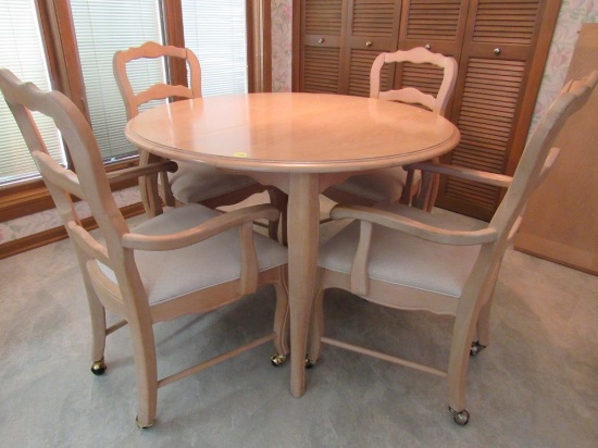 Dining table and chairs