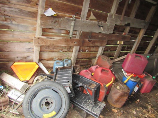 Contents of shed