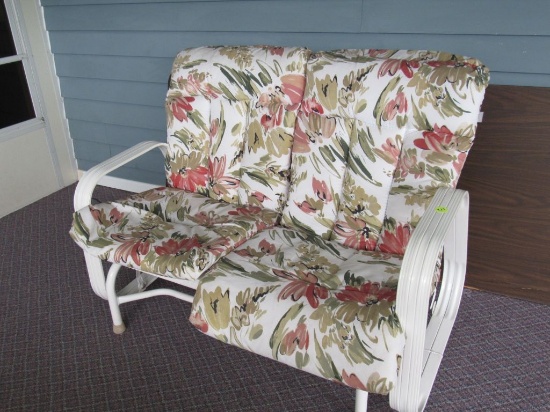 Patio rocker love seat