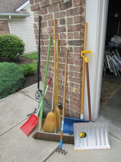 Shovels and brooms