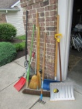 Shovels and brooms