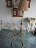 Lamp and 2 tables