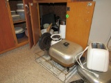 Assorted kitchen appliances and more