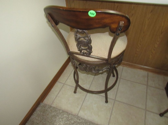 Ornate bar stool