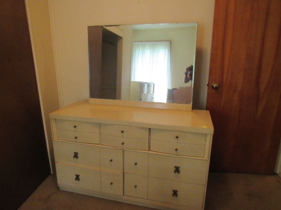 Dresser with mirror