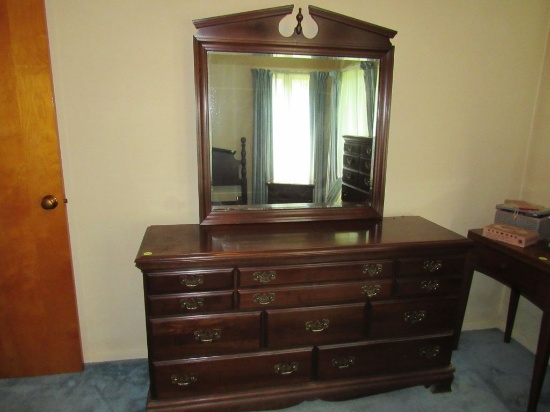 Dresser with mirror