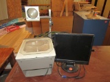 Overhead projector and monitor