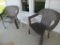 2 outdoor chairs and table