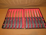 2 sets of steak knives