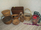 Magazine rack and baskets