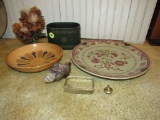 Large decorative plate and more