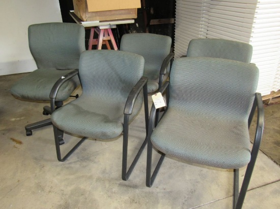 5 chairs