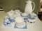 Blue and white dish lot