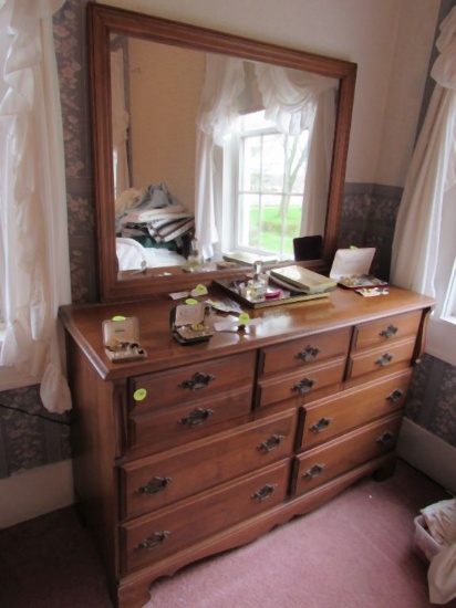 Large dresser and mirror