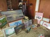 Large grouping of artwork