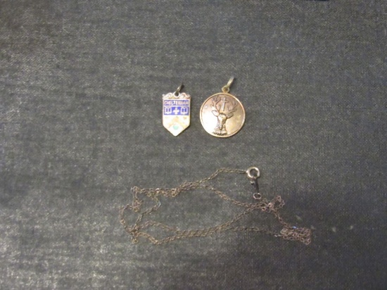 Pendants with chain