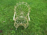 Small wrought iron chair