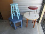 Stools and tables