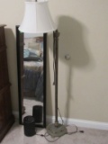 Floor lamp and mirror