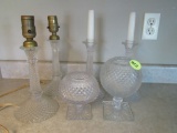 Candlesticks and lamps