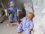 Baby dolls and rocker