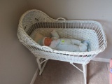 Bassinet and baby