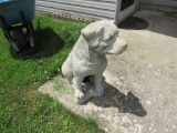 Dog statue