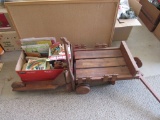 Kids wagon and toys