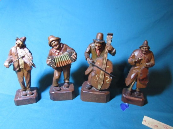Hand carved musicians