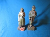 Hand carved couple